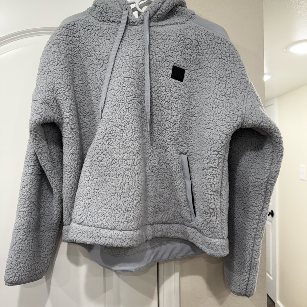Women’s Gray Sherpa Hoodie